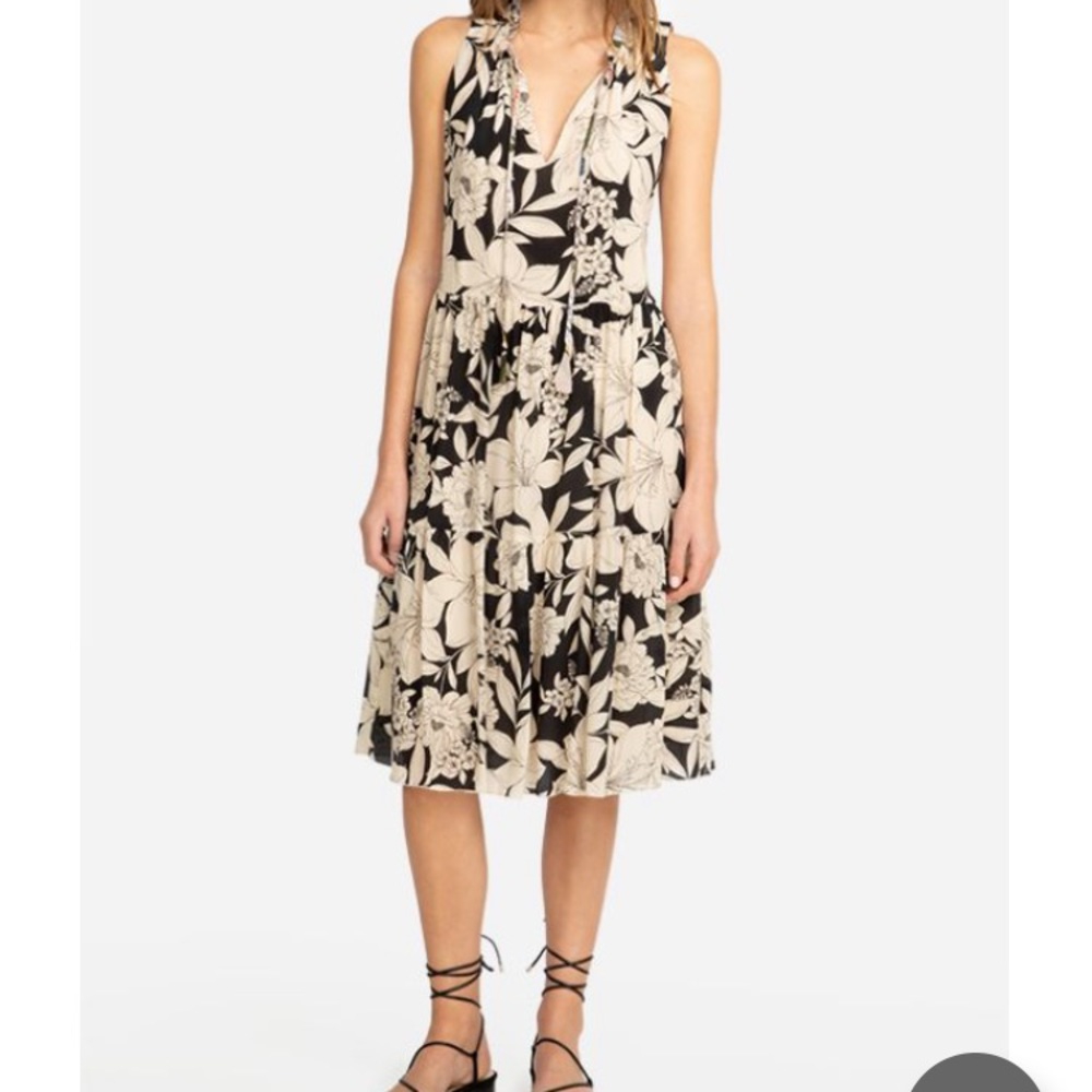 Jade By Johnny Was JULIETTE TIERED DRESS S NWT